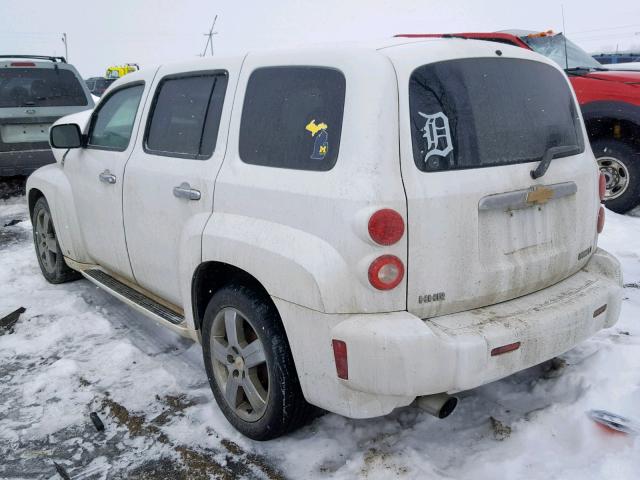 3GNCA53VX9S625193 - 2009 CHEVROLET HHR LT WHITE photo 3