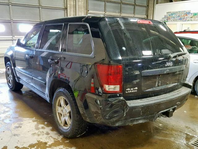 1J8GR48K97C668205 - 2007 JEEP GRAND CHER BLACK photo 3