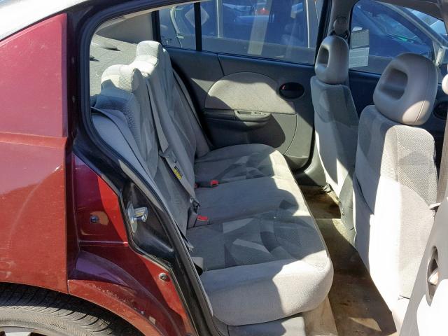 1G8AL52F13Z130163 - 2003 SATURN ION LEVEL BURGUNDY photo 6
