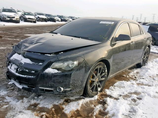 1G1ZE5E16BF318088 - 2011 CHEVROLET MALIBU LTZ BLACK photo 2