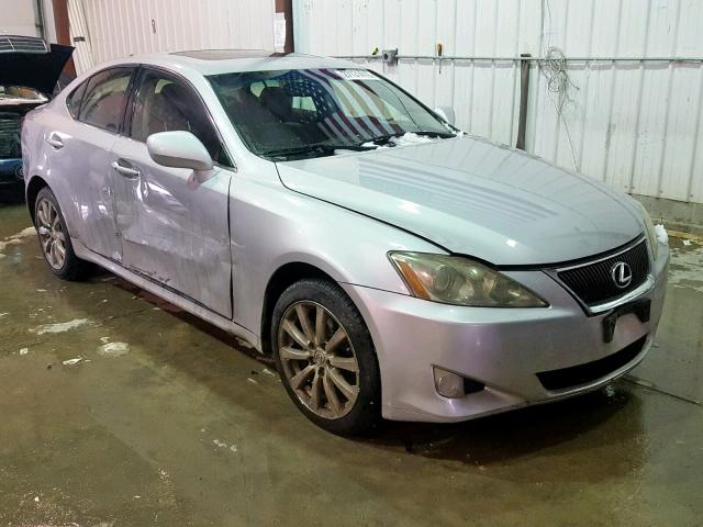 JTHCK262075008588 - 2007 LEXUS IS 250 SILVER photo 1