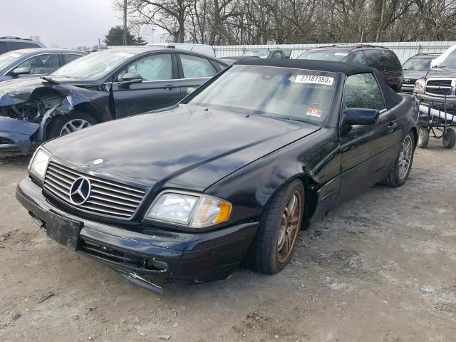 WDBFA63F6VF142673 - 1997 MERCEDES-BENZ SL 320 BLACK photo 2