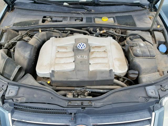 WVWUK63B63P209346 - 2003 VOLKSWAGEN PASSAT W8 BLUE photo 7