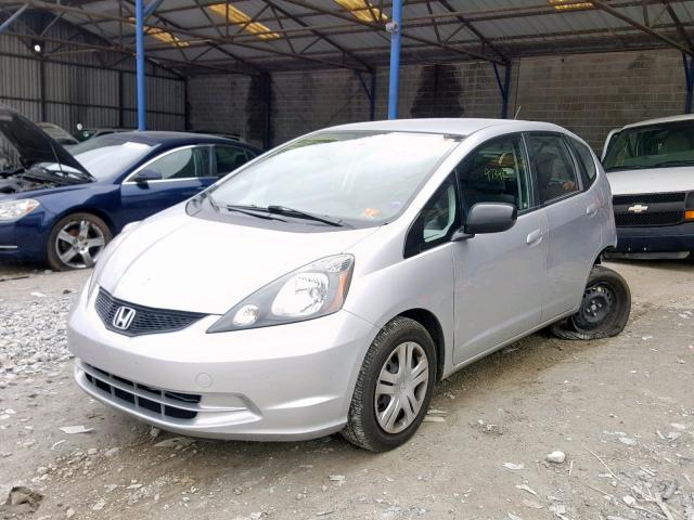 JHMGE8H3XBS003037 - 2011 HONDA FIT SILVER photo 2