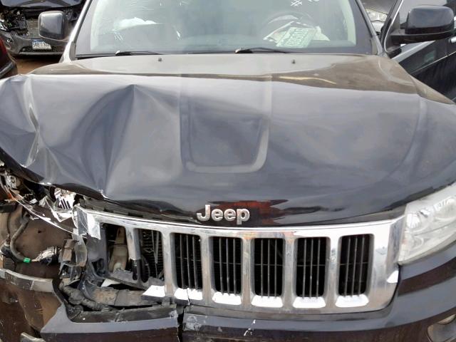 1C4RJFAG2CC134790 - 2012 JEEP GRAND CHER BLACK photo 7