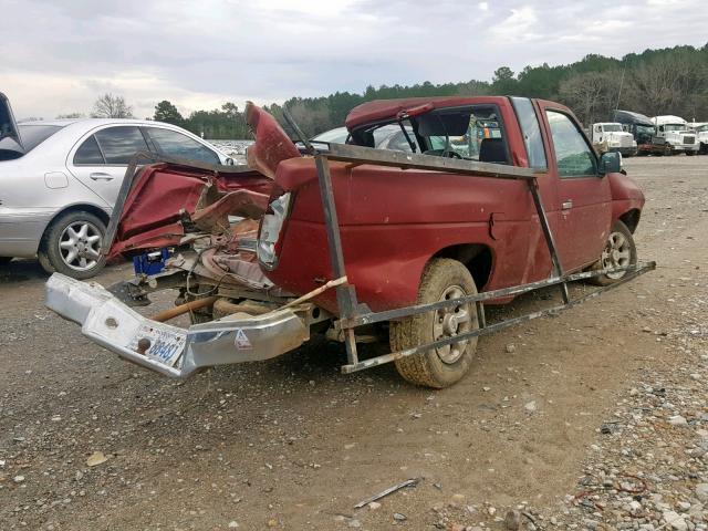 1N6SD16S3TC359628 - 1996 NISSAN TRUCK KING RED photo 4