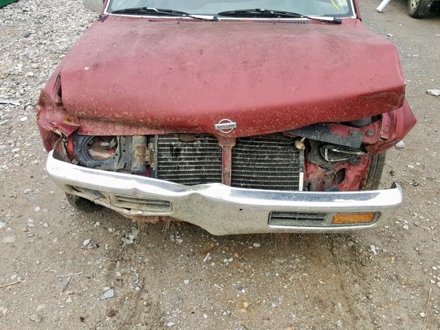 1N6SD16S3TC359628 - 1996 NISSAN TRUCK KING RED photo 7