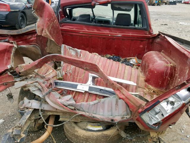 1N6SD16S3TC359628 - 1996 NISSAN TRUCK KING RED photo 9