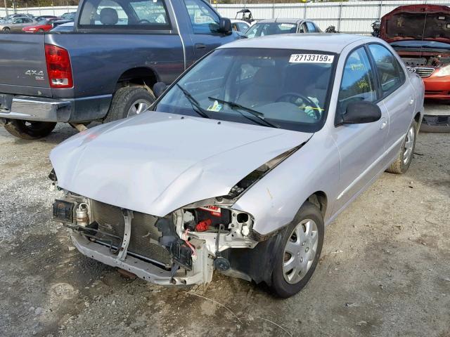 KMHJF25F2XU777127 - 1999 HYUNDAI ELANTRA BA SILVER photo 2