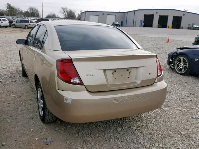 1G8AJ55F26Z133577 - 2006 SATURN ION LEVEL TAN photo 3