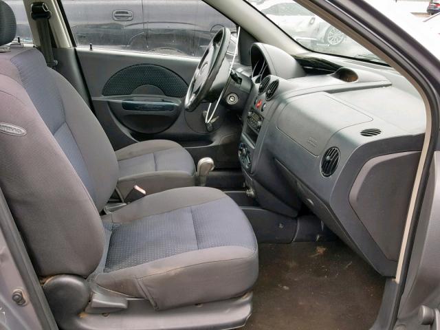 KL1TD66688B104145 - 2008 CHEVROLET AVEO BASE Көк фото 5