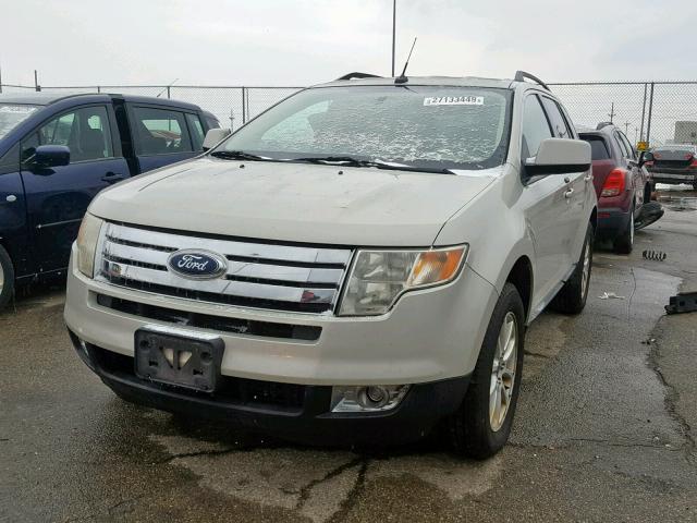 2FMDK38C97BB24929 - 2007 FORD EDGE SEL WHITE photo 2