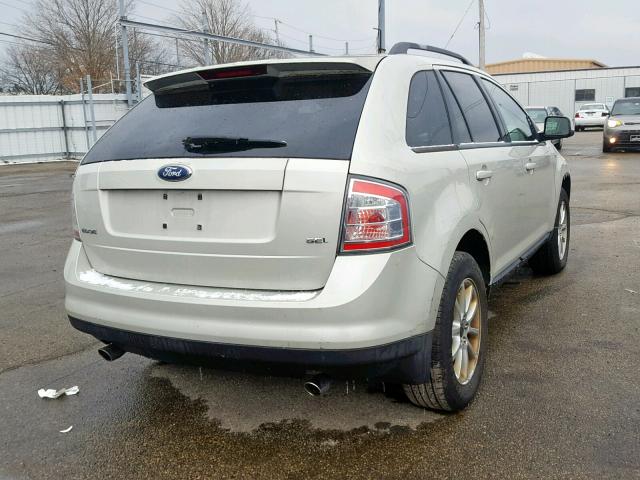 2FMDK38C97BB24929 - 2007 FORD EDGE SEL WHITE photo 4