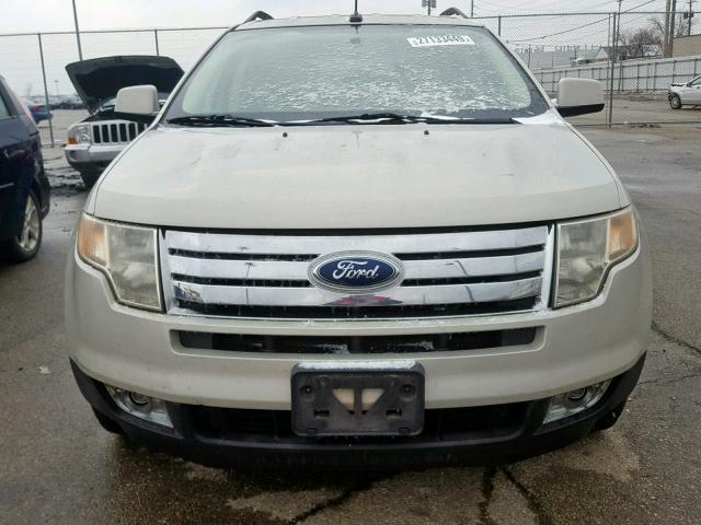 2FMDK38C97BB24929 - 2007 FORD EDGE SEL WHITE photo 9