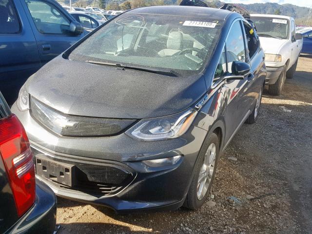 1G1FW6S03H4137729 - 2017 CHEVROLET BOLT EV LT BLACK photo 2