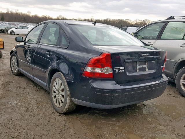 YV1MS382552052541 - 2005 VOLVO S40 2.4I BLACK photo 3