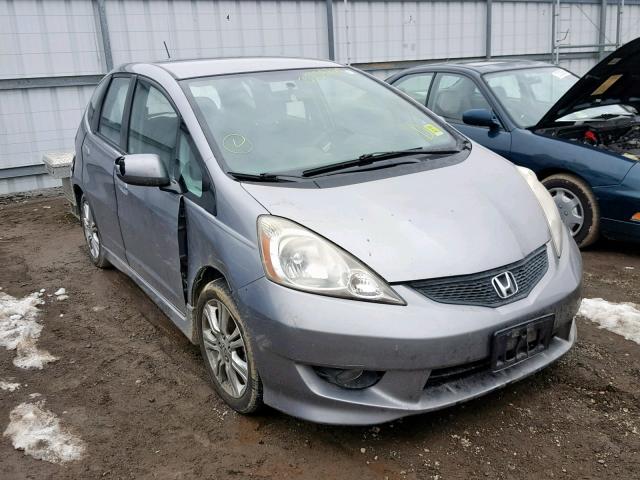 JHMGE8H41AC001999 - 2010 HONDA FIT SPORT SILVER photo 1