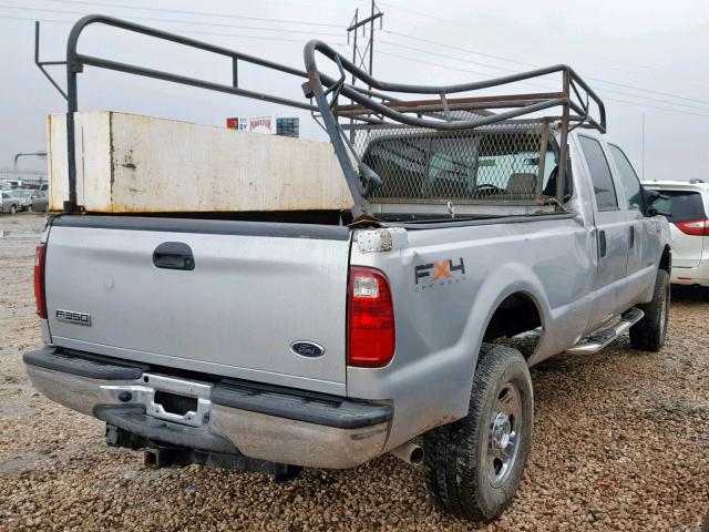 1FTWW31P87EA23187 - 2007 FORD F350 SRW S SILVER photo 4