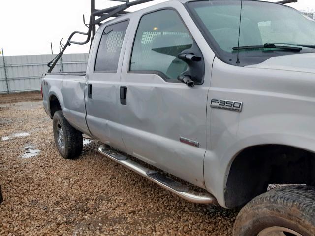 1FTWW31P87EA23187 - 2007 FORD F350 SRW S SILVER photo 9