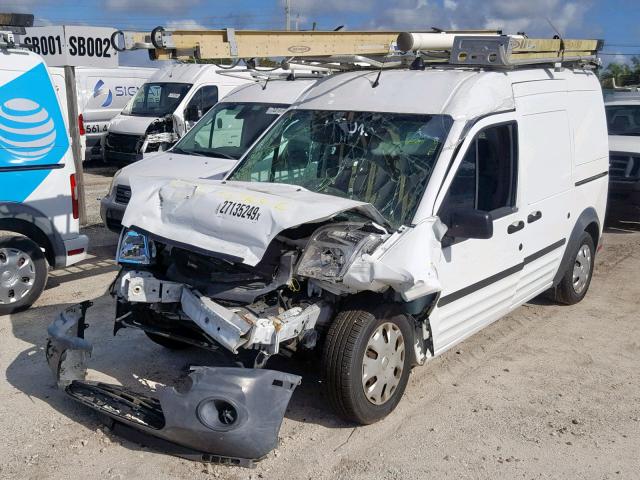 NM0LS7AN9CT115366 - 2012 FORD TRANSIT CO WHITE photo 2