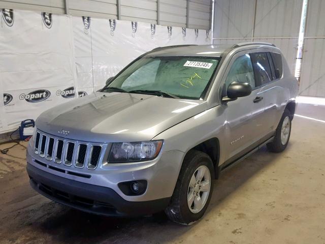 1C4NJCBA3GD794960 - 2016 JEEP COMPASS SP 银色 照片 2