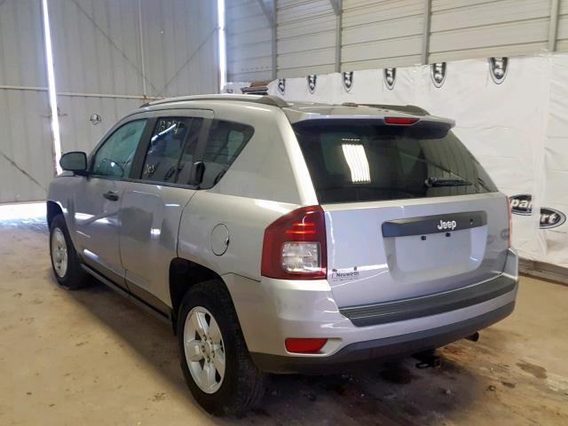1C4NJCBA3GD794960 - 2016 JEEP COMPASS SP 银色 照片 3