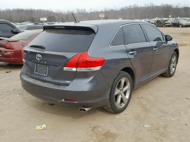 4T3BK3BB7BU047799 - 2011 TOYOTA VENZA BASE GRAY photo 4