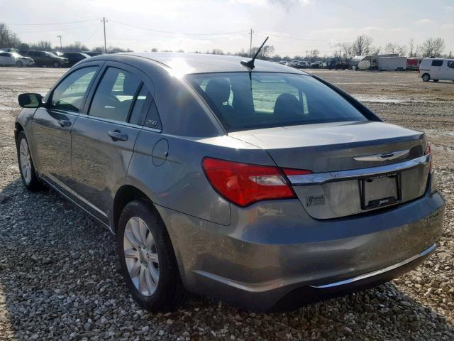 1C3CCBBBXDN672692 - 2013 CHRYSLER 200 TOURIN GRAY photo 3