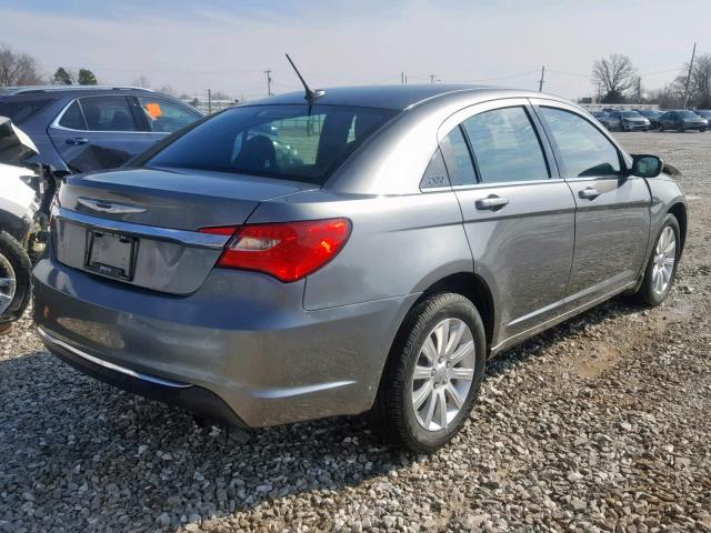 1C3CCBBBXDN672692 - 2013 CHRYSLER 200 TOURIN GRAY photo 4