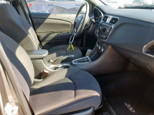 1C3CCBBBXDN672692 - 2013 CHRYSLER 200 TOURIN GRAY photo 5