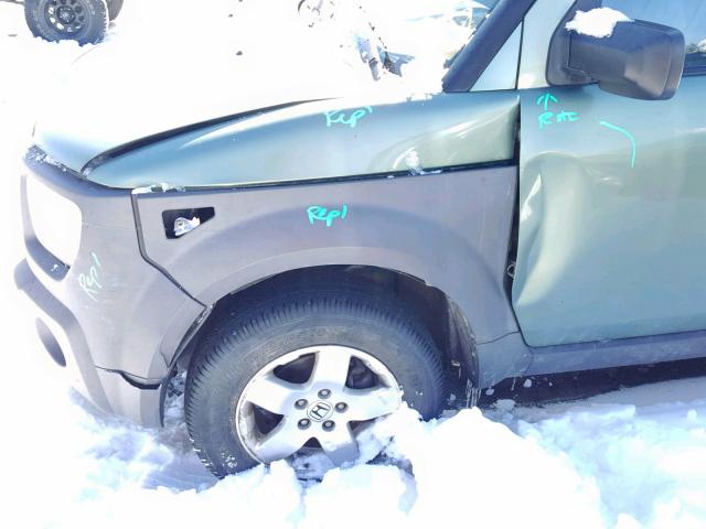 5J6YH28543L044975 - 2003 HONDA ELEMENT EX GREEN photo 10