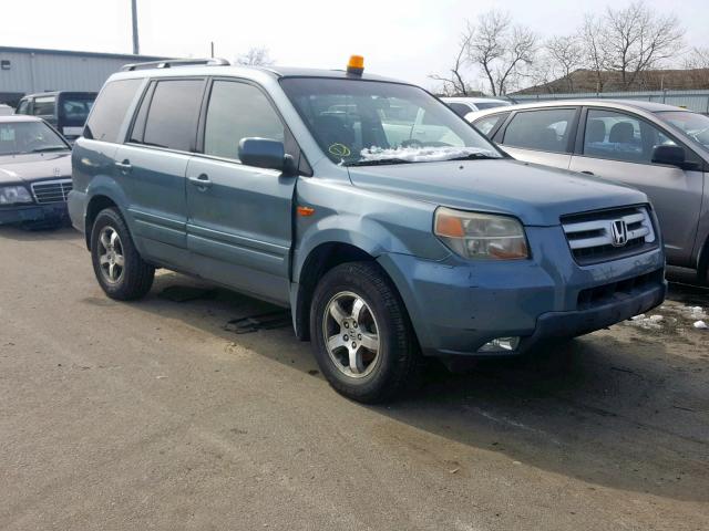 5FNYF18308B036810 - 2008 HONDA PILOT SE BLUE photo 1