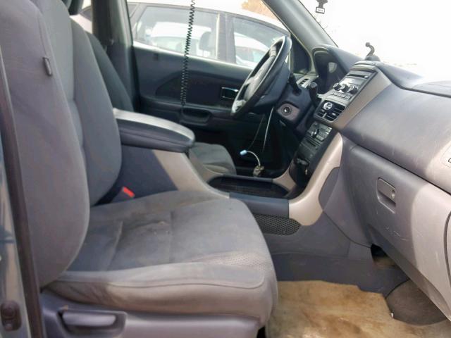 5FNYF18308B036810 - 2008 HONDA PILOT SE BLUE photo 5