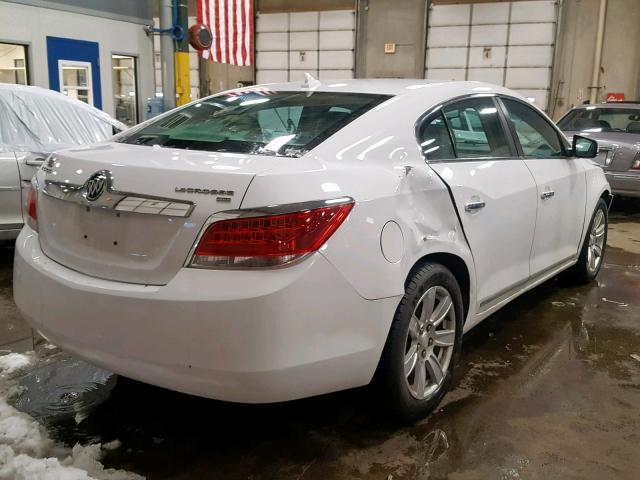 1G4GC5ED6BF292800 - 2011 BUICK LACROSSE C WHITE photo 4