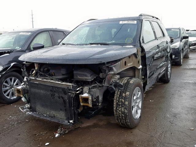 1FM5K7B82DGA68045 - 2013 FORD EXPLORER BLACK photo 2