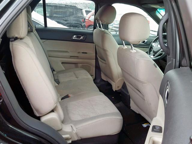 1FM5K7B82DGA68045 - 2013 FORD EXPLORER BLACK photo 6