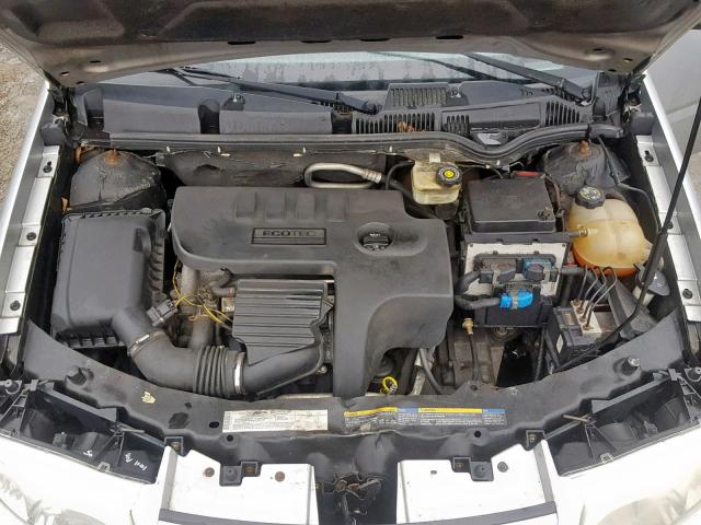 1G8AJ52F05Z101231 - 2005 SATURN ION LEVEL SILVER photo 7