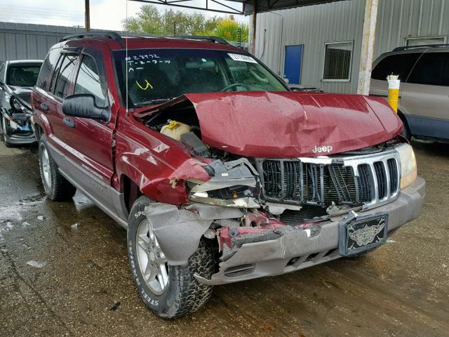 1J4GW48S73C516850 - 2003 JEEP GRAND CHER MAROON photo 1