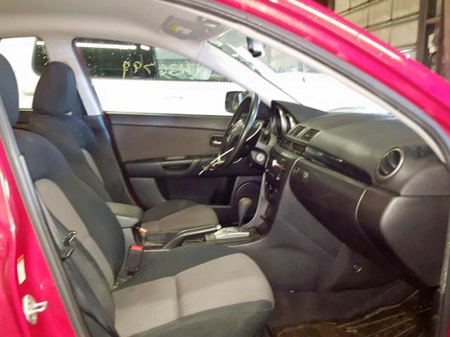 JM1BK32F661504514 - 2006 MAZDA 3 I RED photo 5