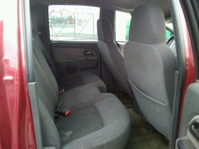 1GTCS136358242349 - 2005 GMC CANYON MAROON photo 6