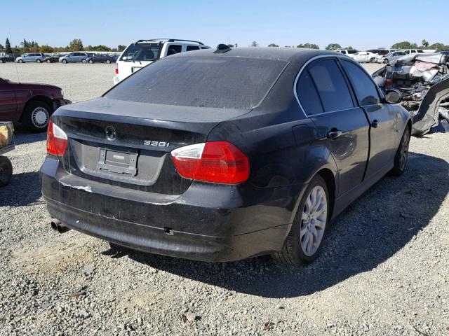 WBAVB33556PS18408 - 2006 BMW 330 I BLACK photo 4