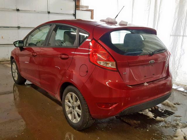 3FADP4EJXBM171477 - 2011 FORD FIESTA SE RED photo 3