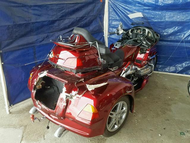 1HFSC47024A304238 - 2004 HONDA GL1800 MAROON photo 4