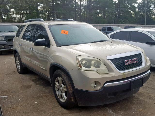 1GKER13757J135140 - 2007 GMC ACADIA SLE TAN photo 1