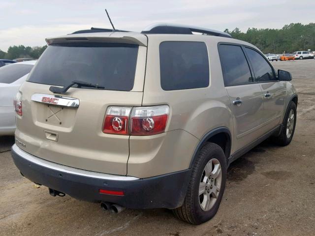 1GKER13757J135140 - 2007 GMC ACADIA SLE TAN photo 4