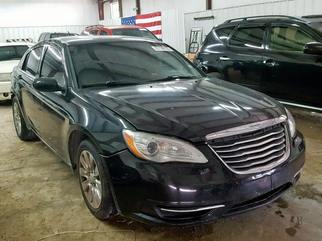 1C3CCBAB6CN289669 - 2012 CHRYSLER 200 LX BLACK photo 1