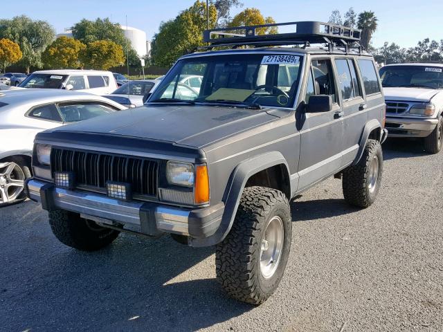 1J4FJ38L0LL156611 - 1990 JEEP CHEROKEE P BLACK photo 2