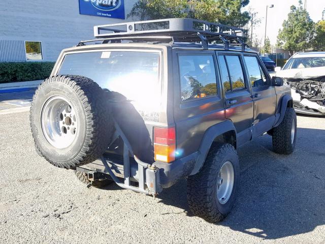 1J4FJ38L0LL156611 - 1990 JEEP CHEROKEE P BLACK photo 4