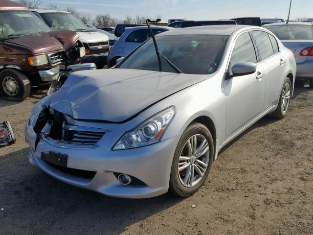 JN1CV6AR8CM974095 - 2012 INFINITI G37 SILVER photo 2