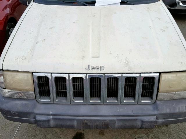 1J4GZ58S6TC294394 - 1996 JEEP GRAND CHER WHITE photo 7